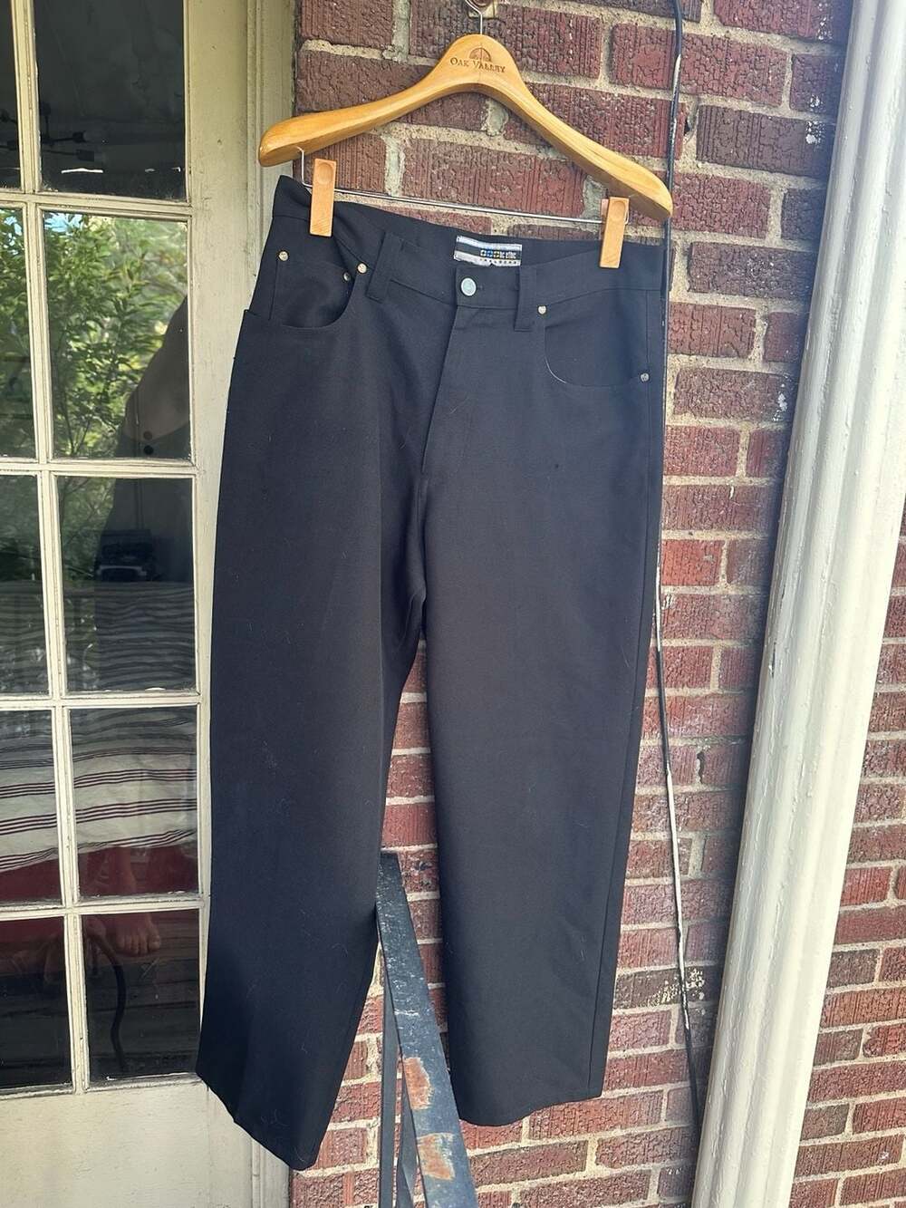 BC Ethic Men's Black Trousers, Size 34x32 Made in USA